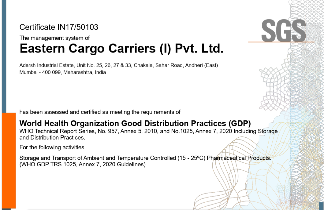 GDP Certificate
